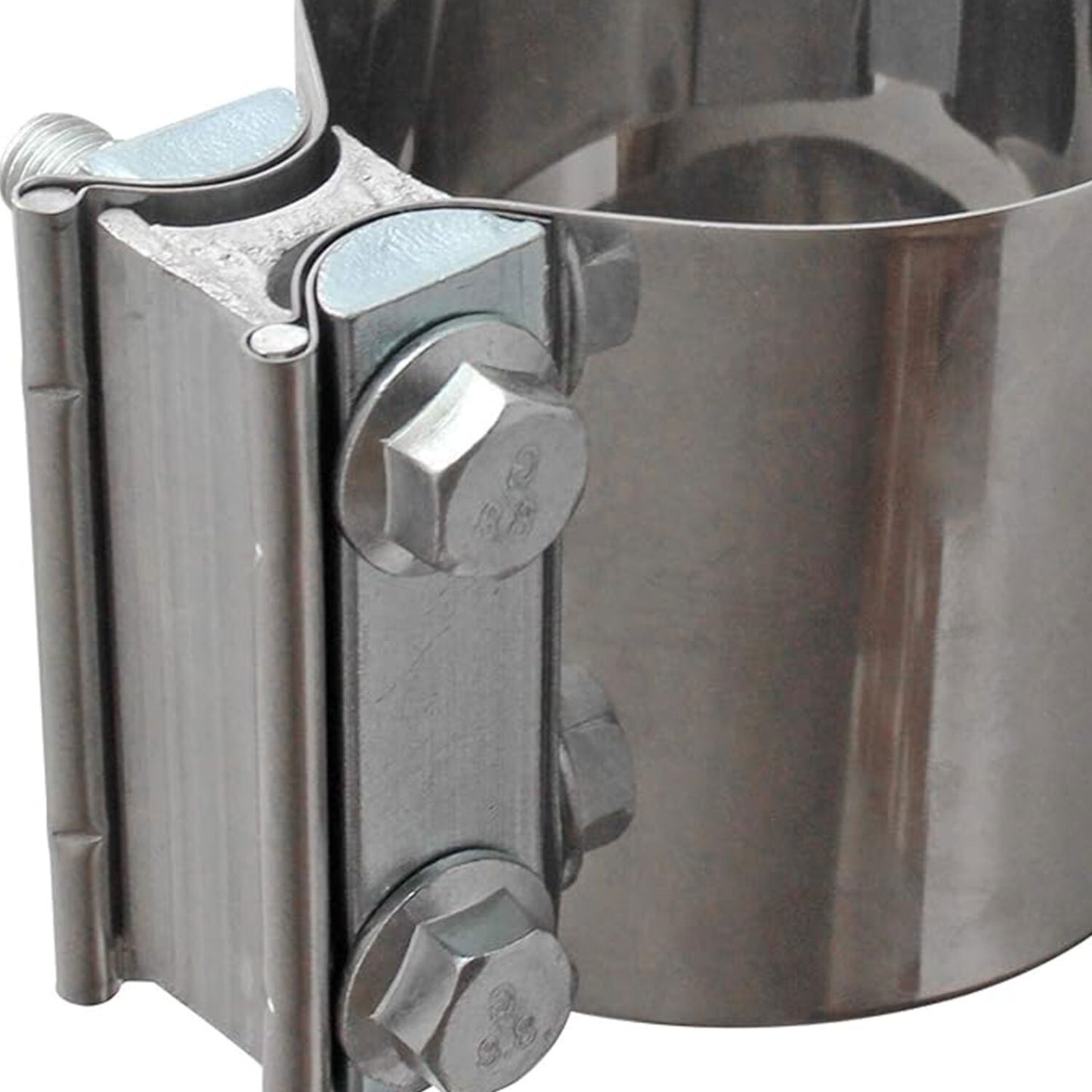 3 OD Pipe Butt Joint Band Clamp Exhaust Sleeve Stainless Steel fit For Universal