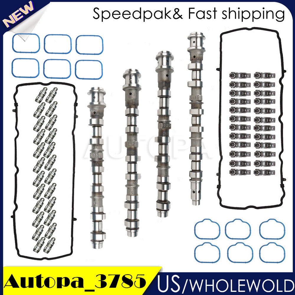 3.6L V6 Pentastar Camshafts Rockers Lifters Kit Fits 11-16 for Chrysler for Dodge for Ram