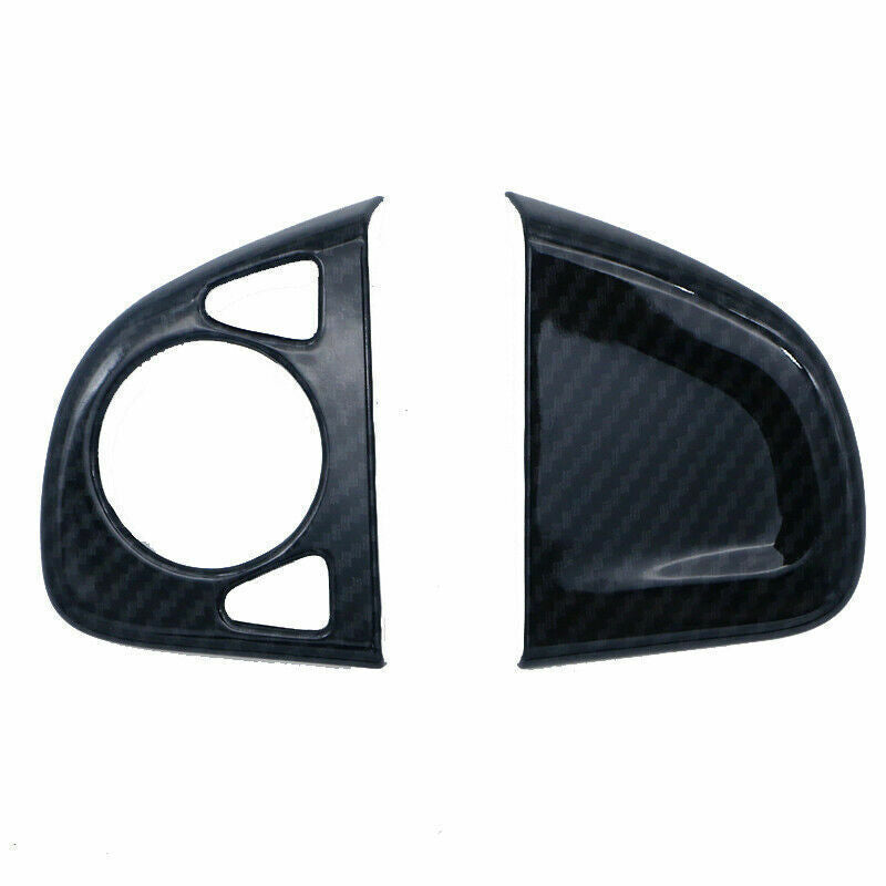 Steering Wheel Button Frame Trim Fit for Honda CRV CR-V 2012-2016 Carbon Fiber