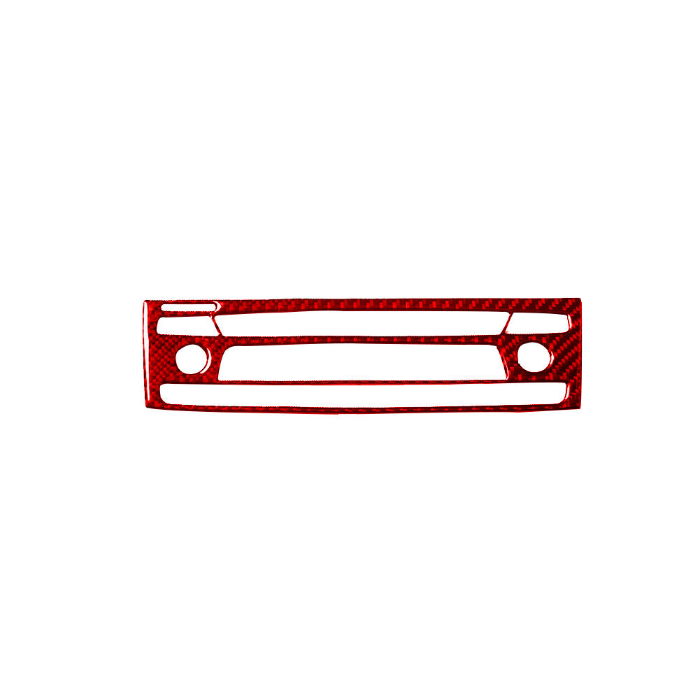 Red carbon fiber interior console cover trim suitable for BMW Z4 E89 2009-16