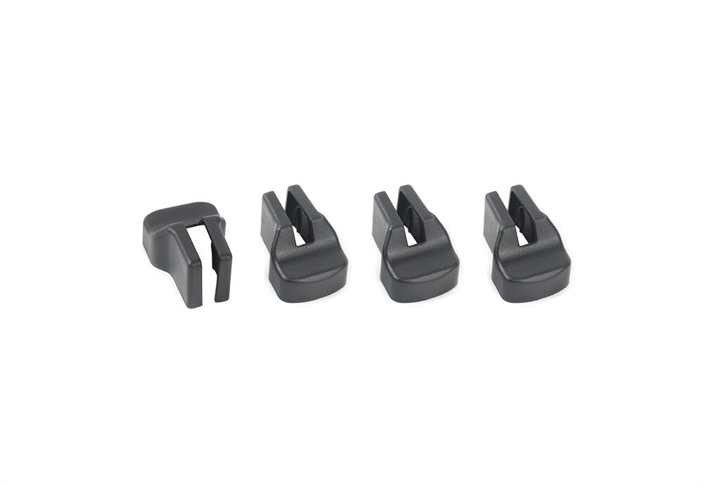 4¡ÁBlack ABS Door Stopper Limited Buckle Protector Cover For Toyot@ 4Runner 2017+