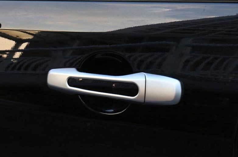 Exterior Side Door Handle Cover Trim 8PCS Fit for Ford Explorer 2016-2019 Silver