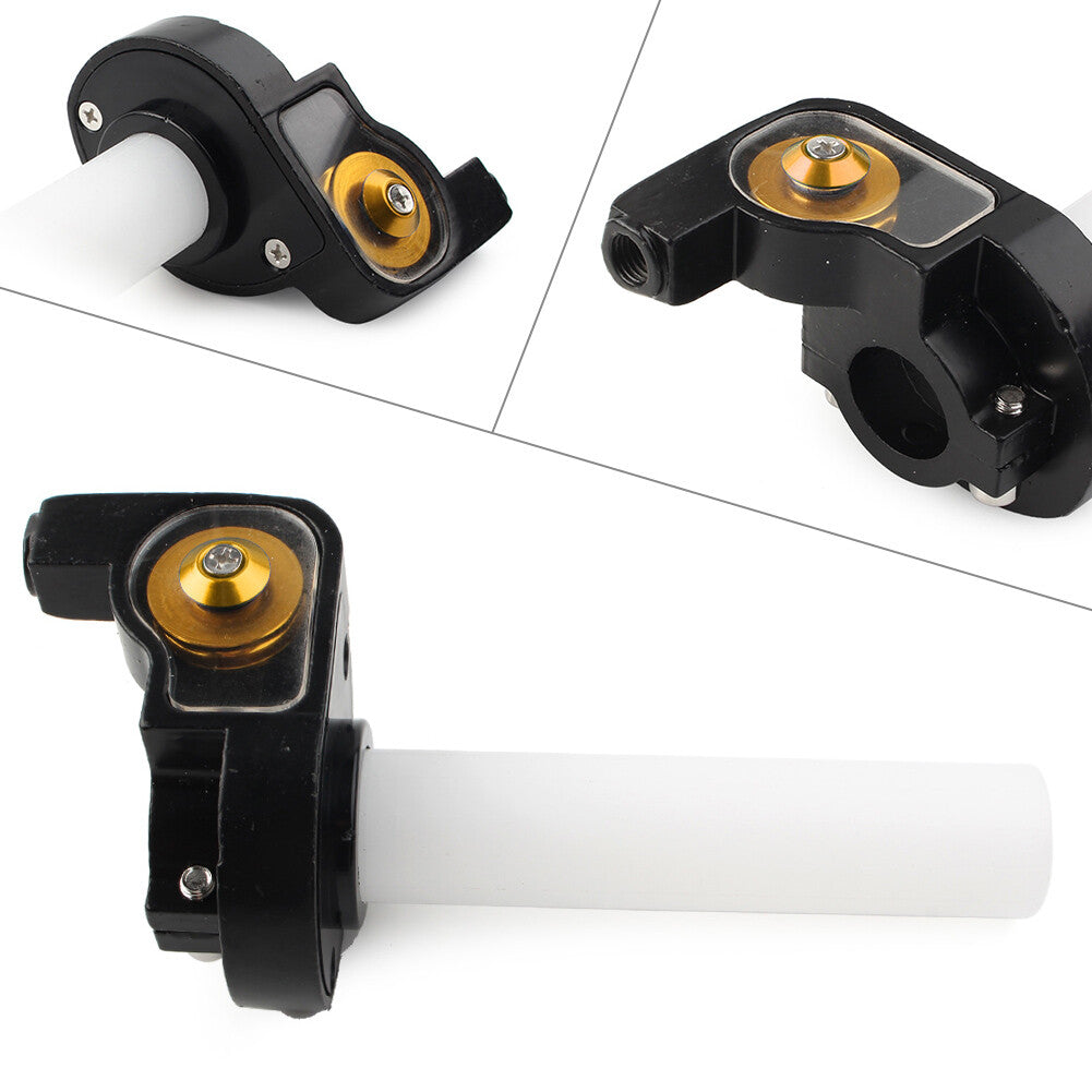 Twist Throttle Grip Housing Fit for Honda XR CRF50 70 SSR KLX 110 PIT Dirt Bike Gold