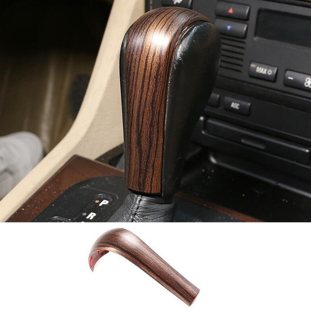 Pine Grain ABS Gear Shift Knob Trim for BMW X3 06-10 X5 2004-06 5 Series 96-2007