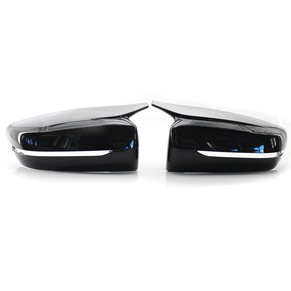 M Style Gloss Black Wing Mirror Cover Cap for BMW G30 G20 G11 G12 2017-2020 2Pcs