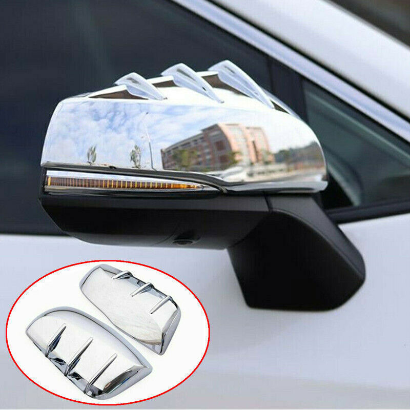 for Toyota Highlander 2021-24 Chrome Side Rearview Mirror Moulding Cover Trims