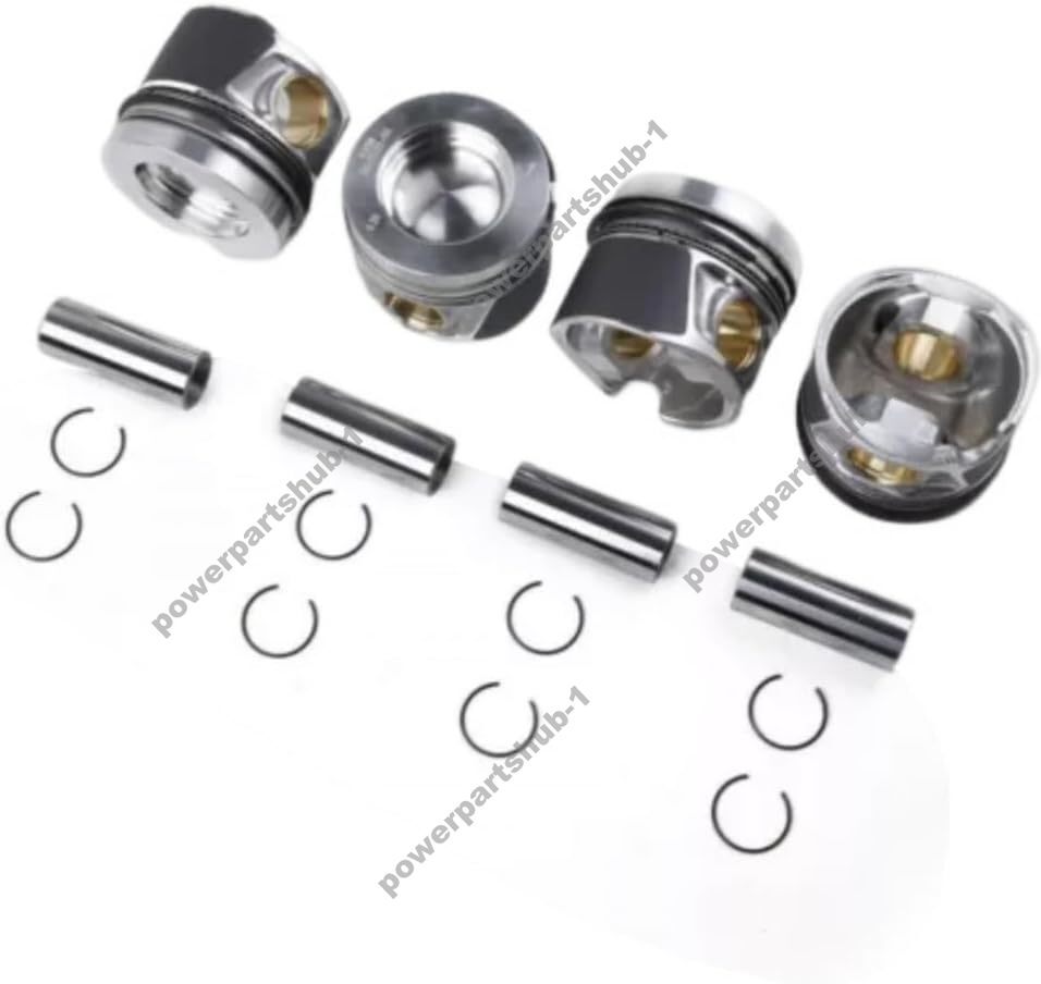Compatible for Beetle A3 03L107065M 03L107065N Engine Pistons Rings Set