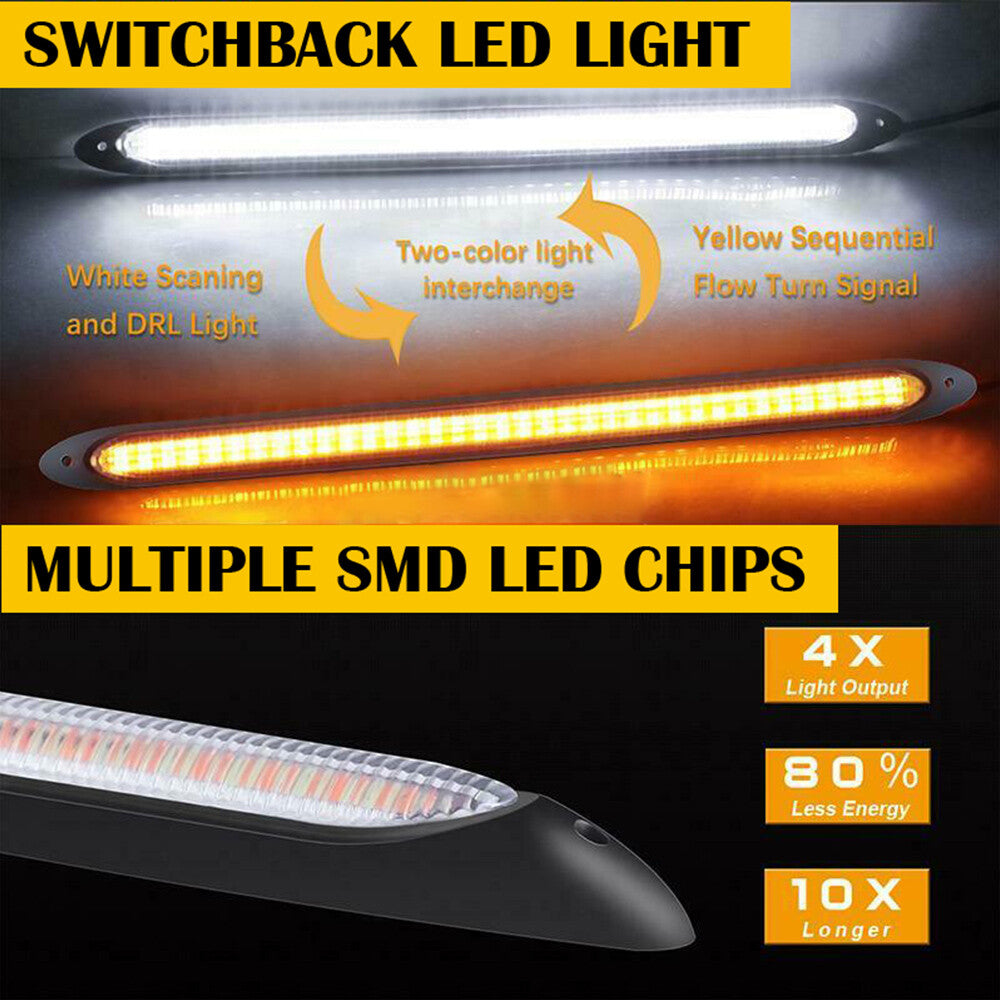 2 9 Saw DRL LED Senior-Friendly Bright and Glossy Finish B