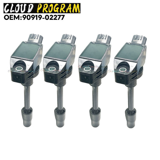 4PCS Ignition Coil 90919-02277 90919-A2010 For 18-2022 for TOYOTA for Camry RAV4 for Avalon