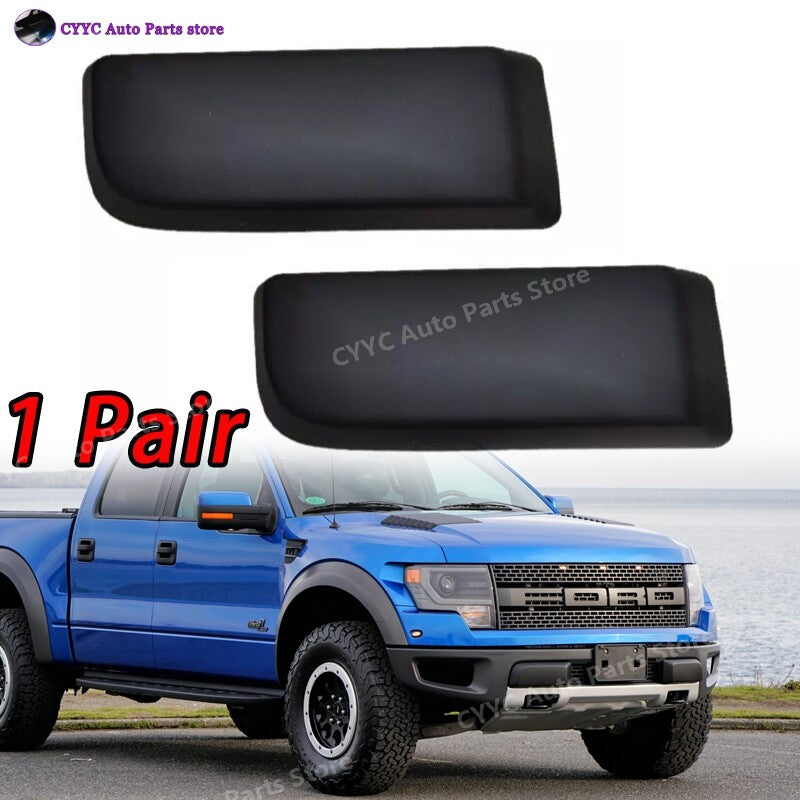 Pair Front Lower Bumper Hole Cover Beze Cap For 2009-2014 for Ford F-150 SVT