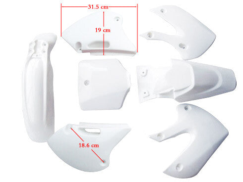 for Kawasaki BBR KLX DRZ110 Style Body Panel Plastic Fender Dirt Bike Pit Bike
