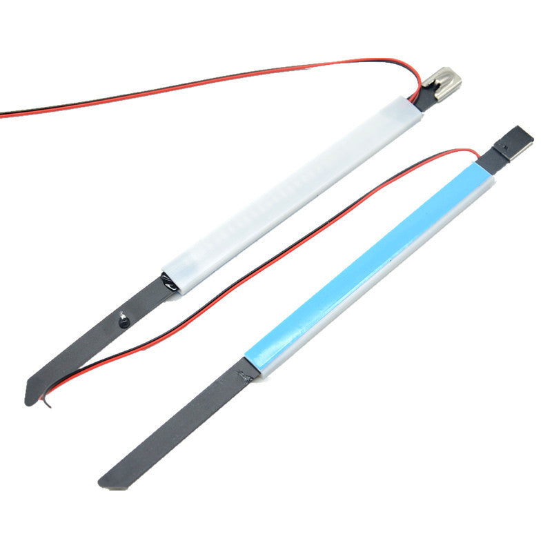 Universal 2Pc DC12V Amber LED Motorcycle Bike Fork Turn Signal Light Strip lamp