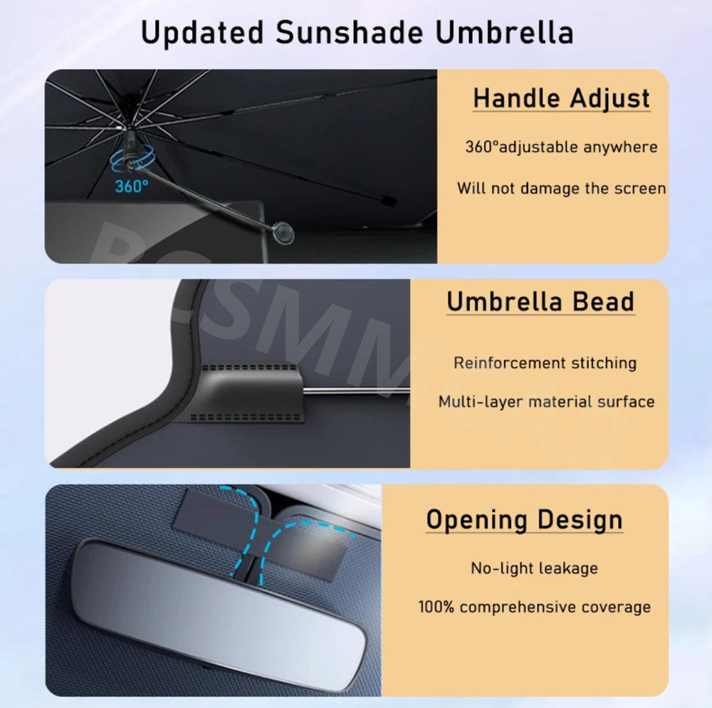 Car Front Window Screen Sun Shade Cover Windshield Sunshade Visor UV Protection