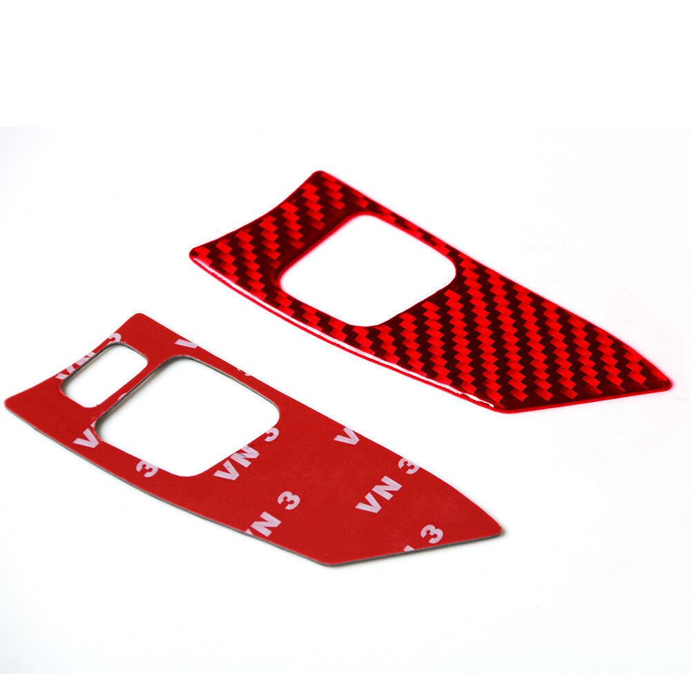 Red Carbon Fiber Steering Wheel Trim Cover for Lexus IS250 350 2006-2012 TypeA