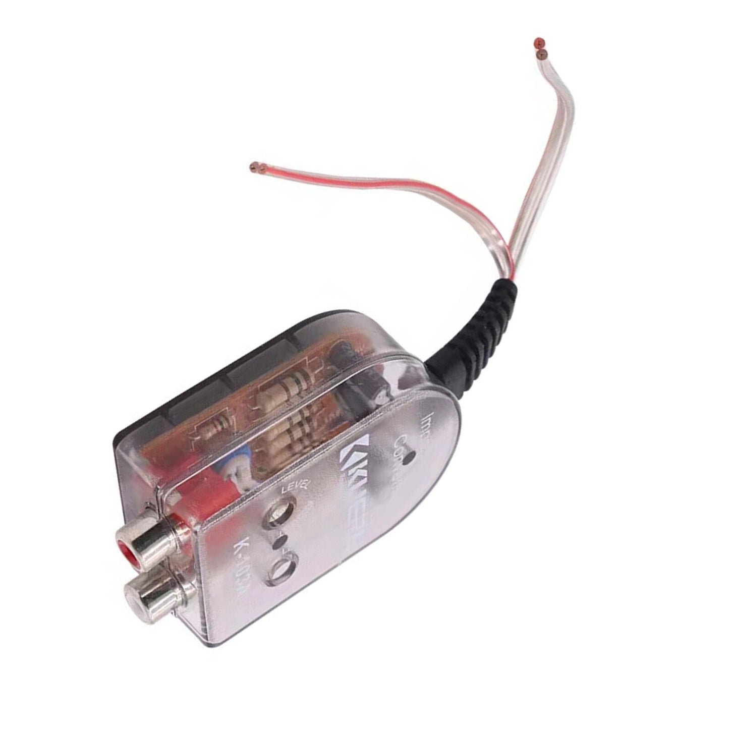 Car Stereo Radio Speaker High To Low RCA Line Audio Converter Impedance Output