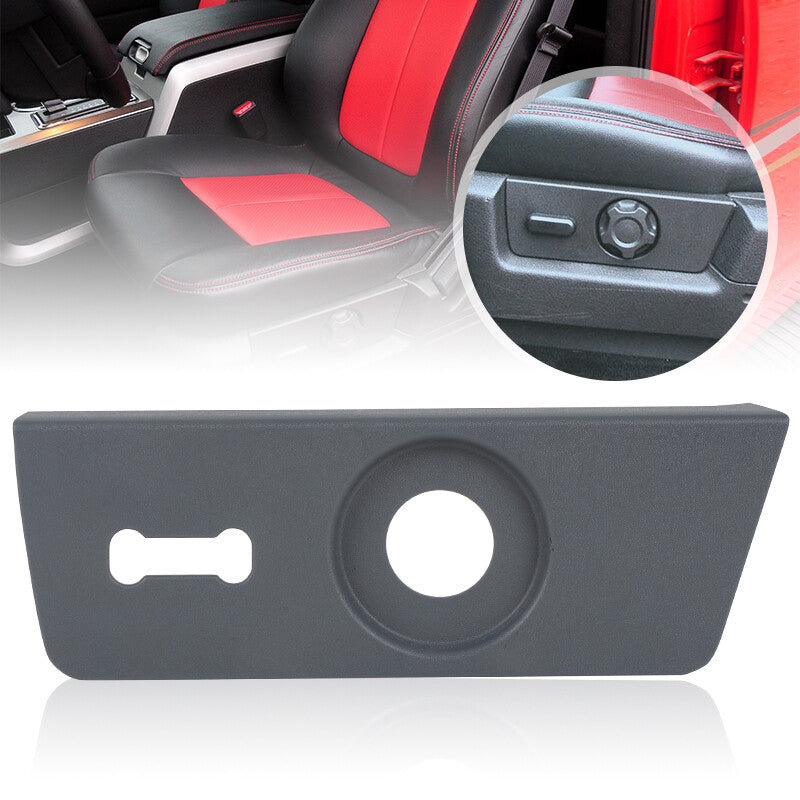 Left for Seat Switch Housing Trim Bezel Panel Gray For 2011-2014 for Ford F-150 XLT