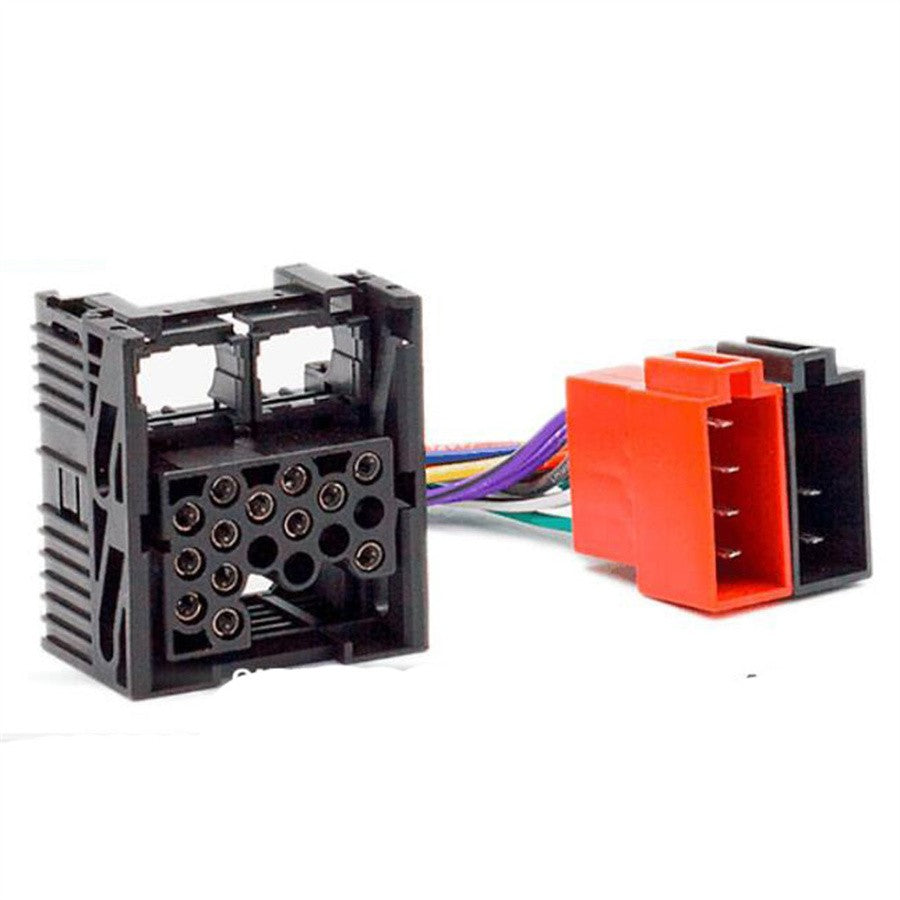 1PC Car Radio ISO Cable Harness Adapter for BMW E34 E36 E39 E46 for X5 18.5cm/7.28in