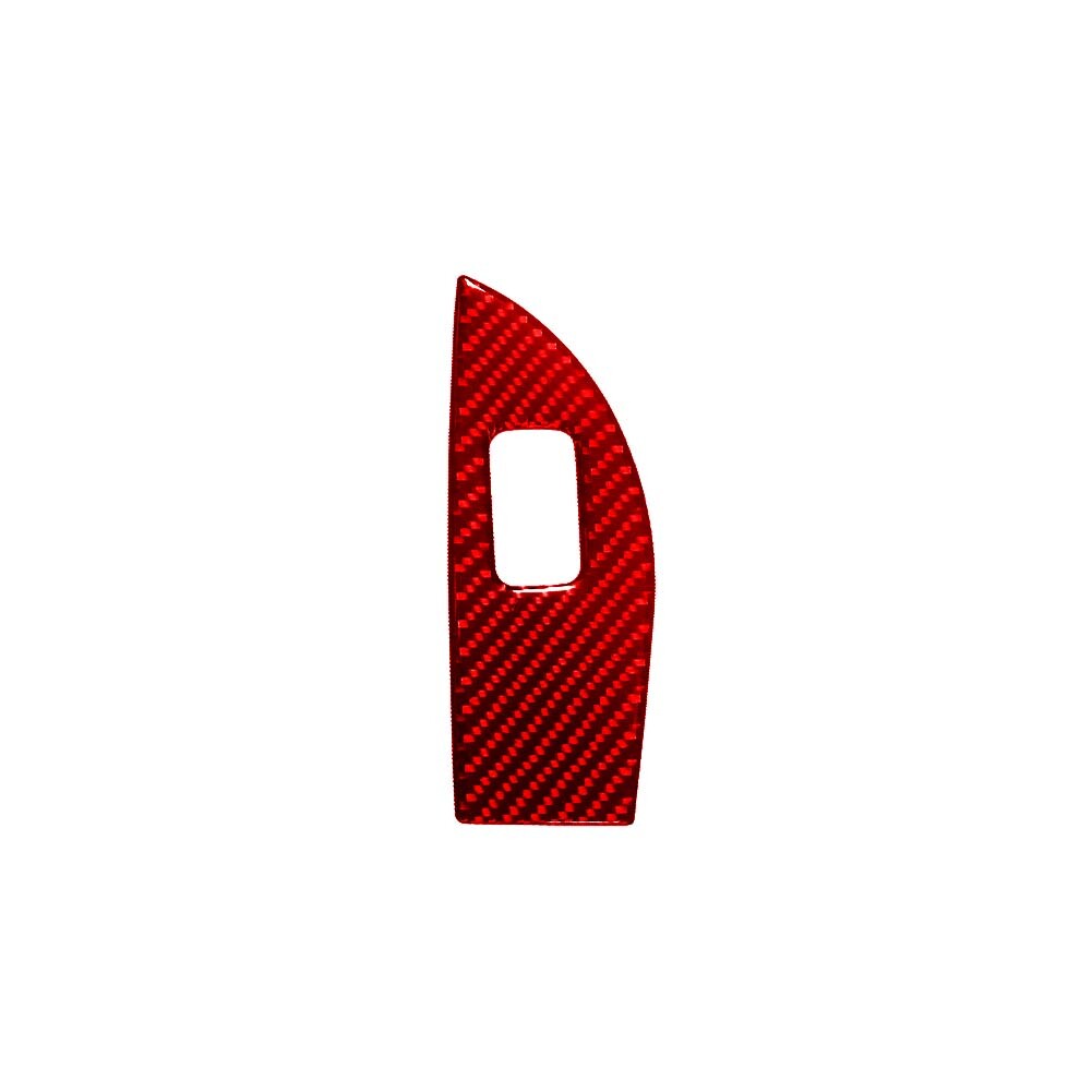 Red Rear Window Lift Trim Cover Interior Carbon Fiber for Chevy Impala 2014-2020