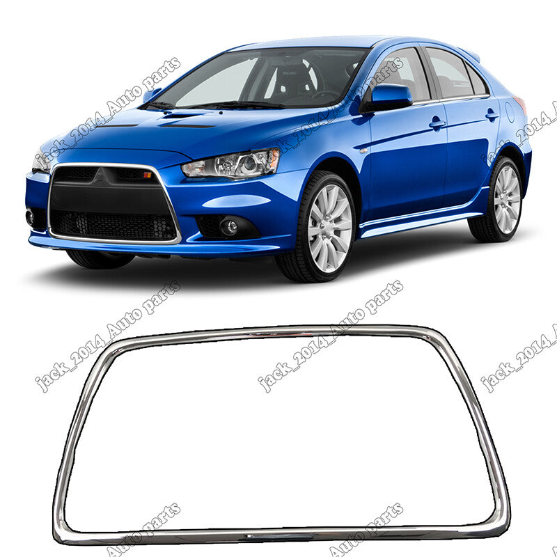 Chromed Radiator Molding Front Bumper Trim for Mitsubishi Lancer X 10 2007-2014