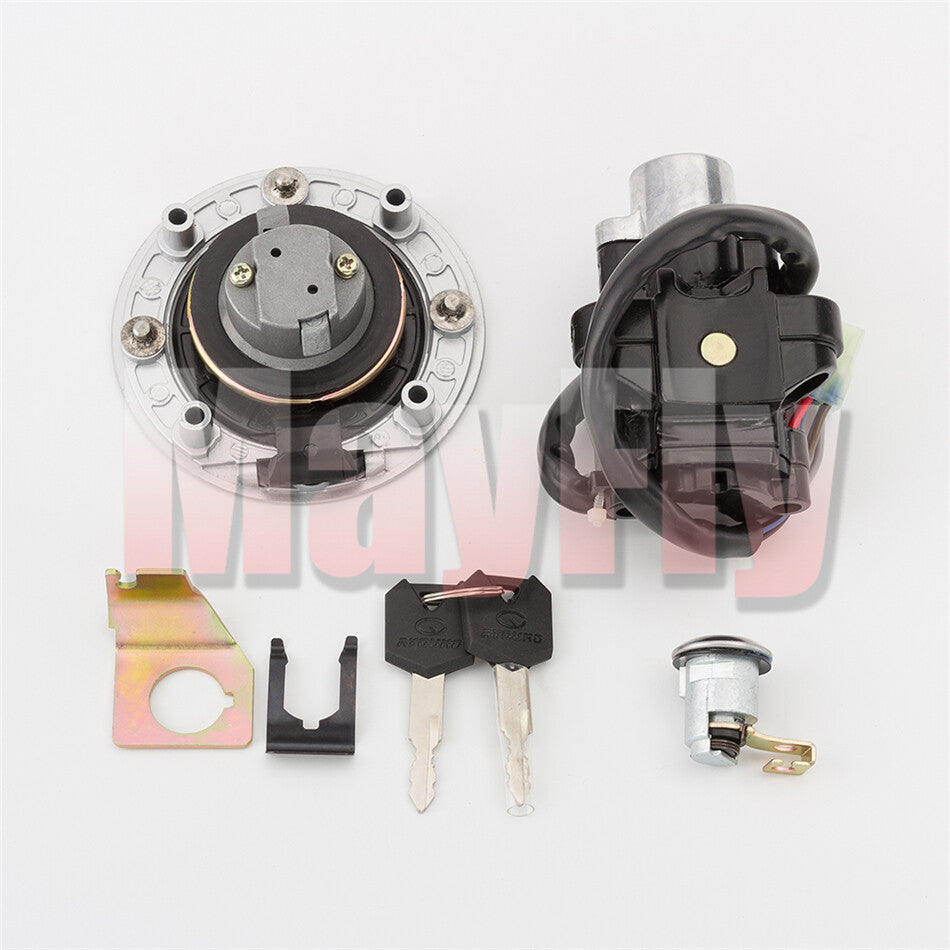 Fit For TL1000R 98-03 TL1000S 97-01 Ignition Switch Lock Fuel Gas Cap for Seat Key