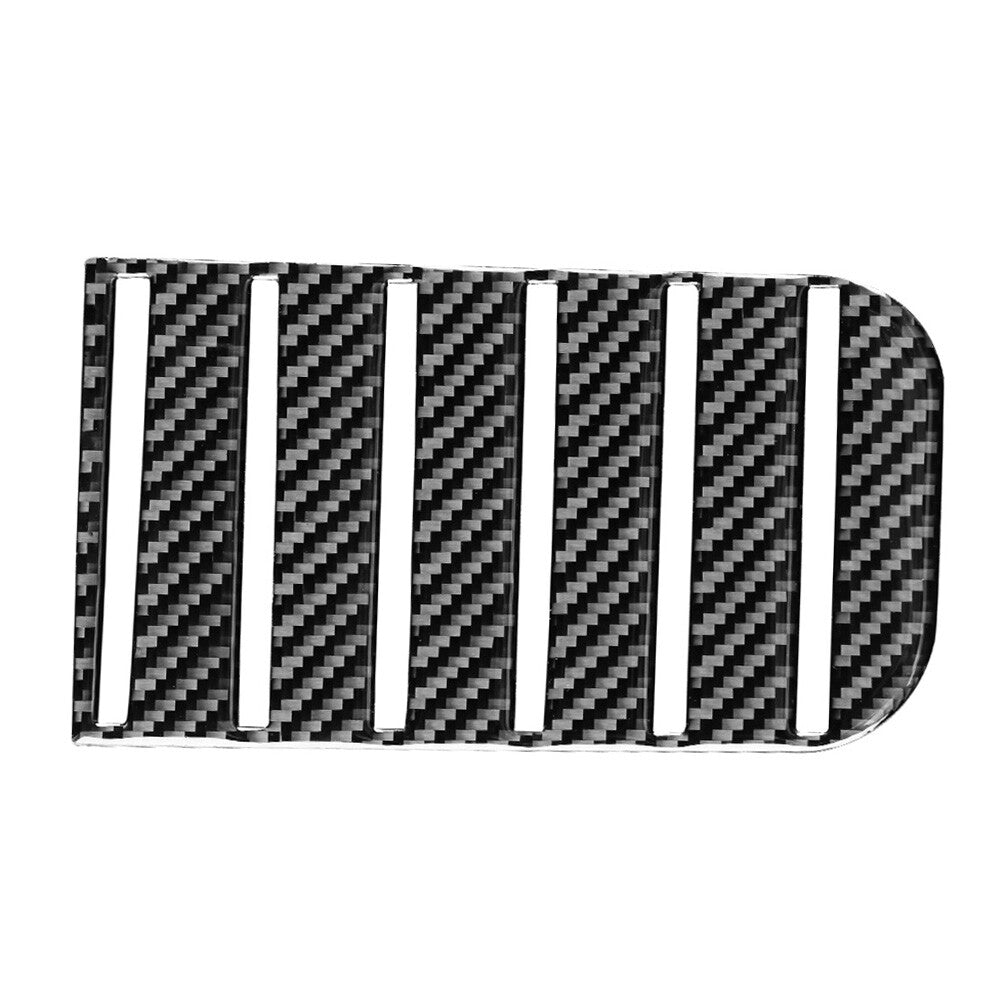 Armrest Box Slot Panel Cover Trim for Toyota Tundra 2014-2021 Black Carbon Fiber