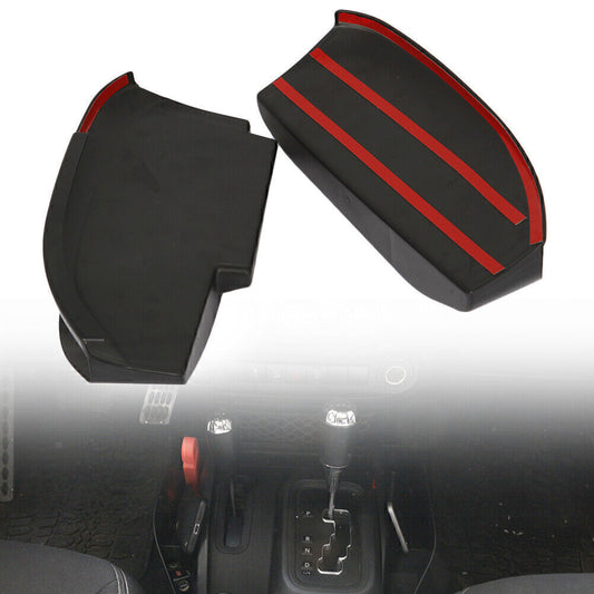 2Pcs Gear Shift Side Storage Box Tray Holder Fit for Jeep for Wrangler JK 2011 2012-2018