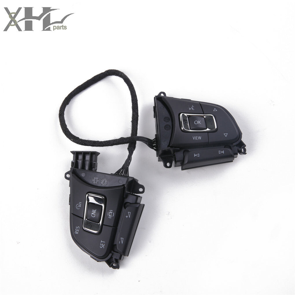 The multi-function buttons on the steering wheel support cruise control and are compatible with the for Volkswagen for Tiguan .