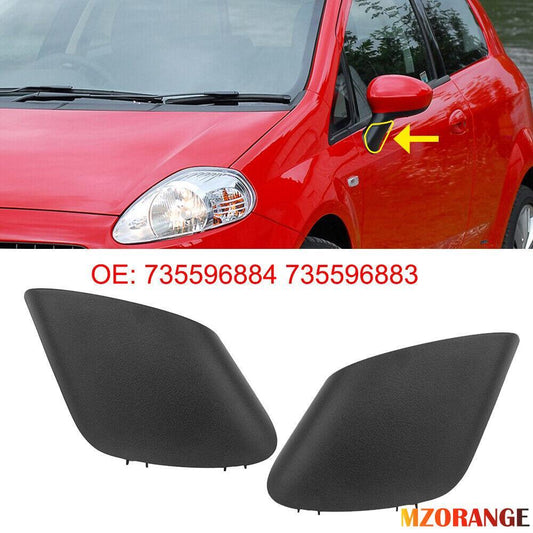 2x F¨¹r for Fiat Punto 2005-2018 Au?enspiegel Abdeckung Kappe Links+Rechts 735596884