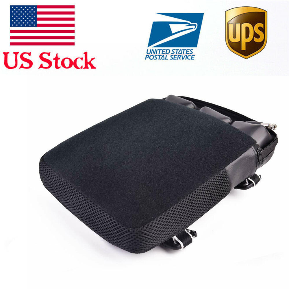 US For Cruiser R Small Motorcycle Comfort Air for Seat Cushion Pad 11.5x9 Black