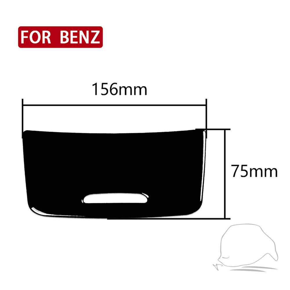 Gloss Black Console Cigarette Lighter Trim for Benz A GLA CLA Class W176 2013-19