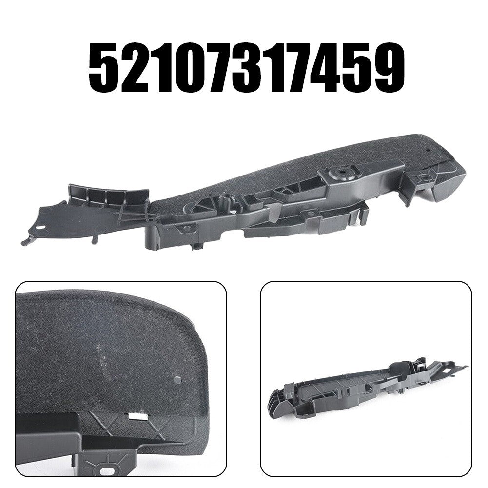 Black Left-Support Seating Track Rail Cover For 5 7 Series 52107317459