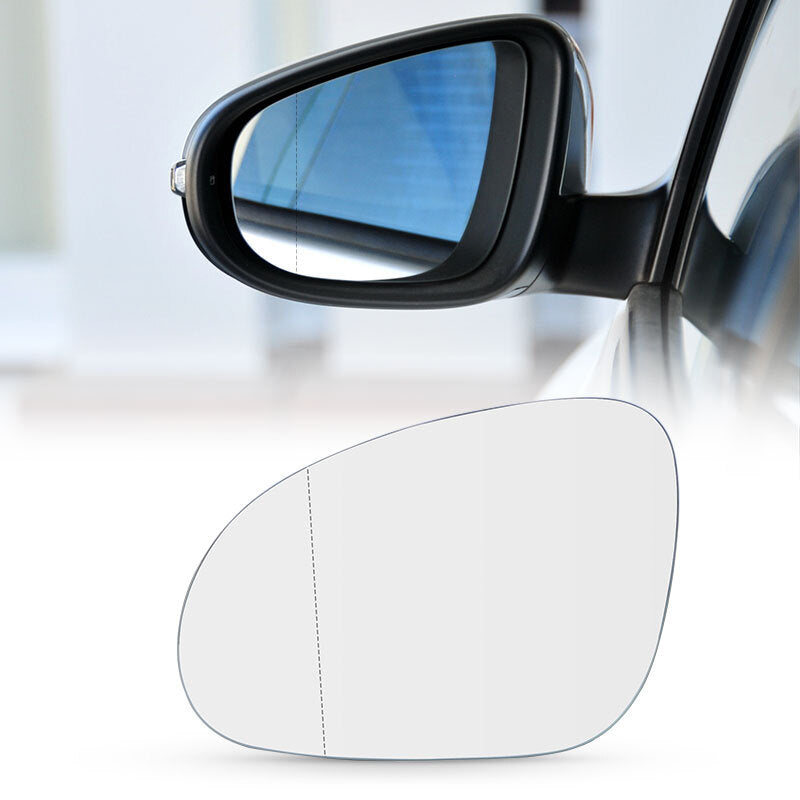 LEFT DRIVER Side for VW for GOLF MK5 2004-2008 Mirror glass with heated black plate