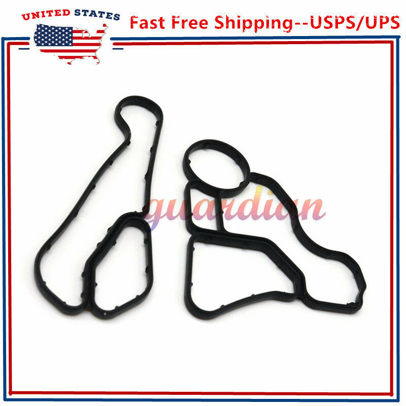 Oil Filter Housing Gasket  Cooler Seal Set 11428637820 11428637821 for BMW