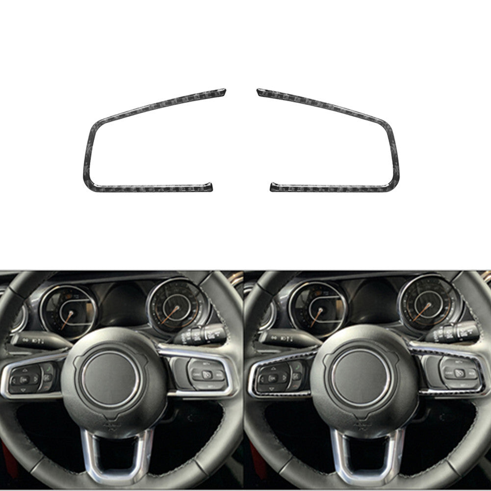 Carbon Fiber Steering Wheel Up Frame for Jeep for Wrangler Jl 2018+ Gladiator 2020+