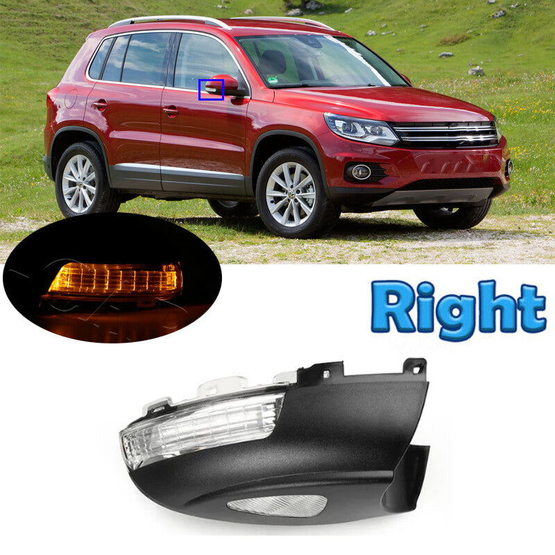 Rear View Mirror Turn Signal Light for VW for Tiguan 09-17 Sharan 12-19 for Skoda Yeti
