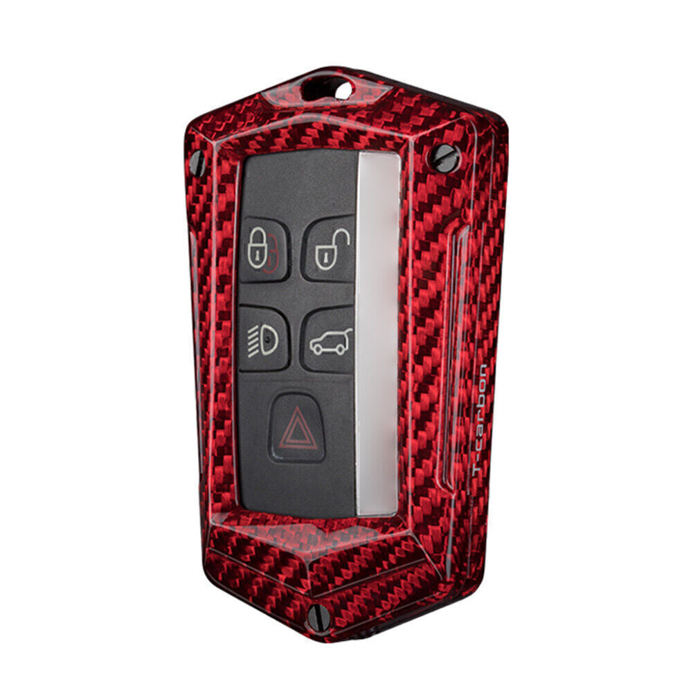 Keychain Protective Case for Land Rover for Range Rover for Jaguar XE XF XJ Carbon Fiber