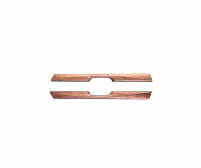 Gear Shift Both Side Cover Trim 2 for Honda CRV CR-V 2017-2022 Matte Peach Wood