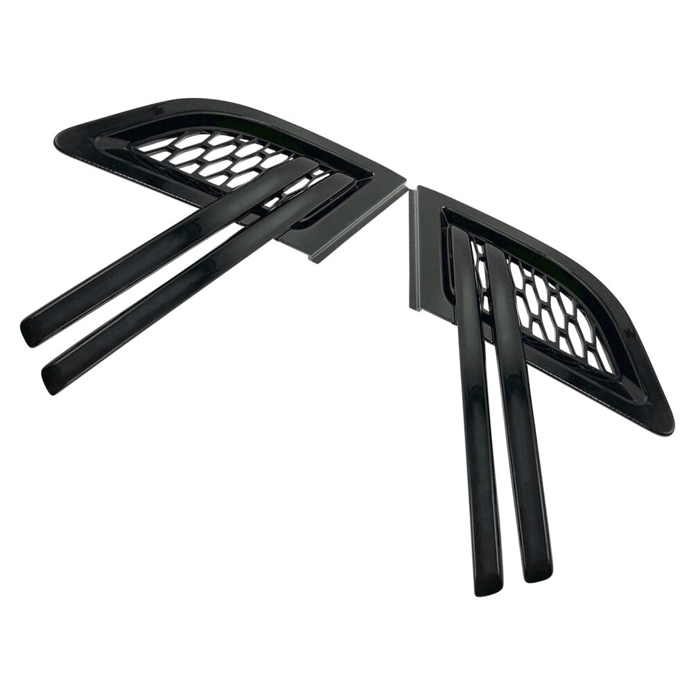 Pair Front Side Air Vent Grilles for 2014-17 for Land Rover for Range Rover Sport Black