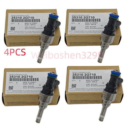 Equipment Manufacturer ( ) New 4X Fuel Injector Kit 35310-2G710 for 2011-2015 for Hyundai - for Kia 2.4L