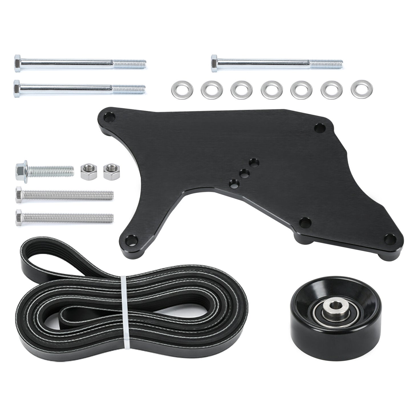 for Chevy Dual Alternator Bracket 1999-2013 4.8 5.3 6.0 6.2L V8 Vortec Engine