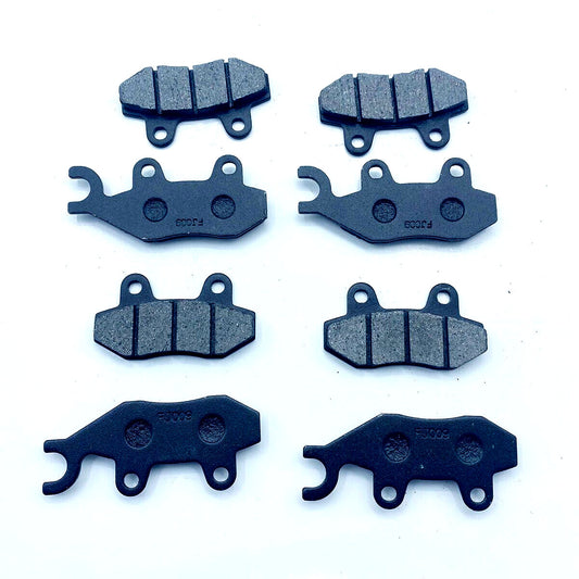 4sets(8pcs) Front Rear Brake Pad For ODES Driver Rear Passenger LZ800 UTV-4