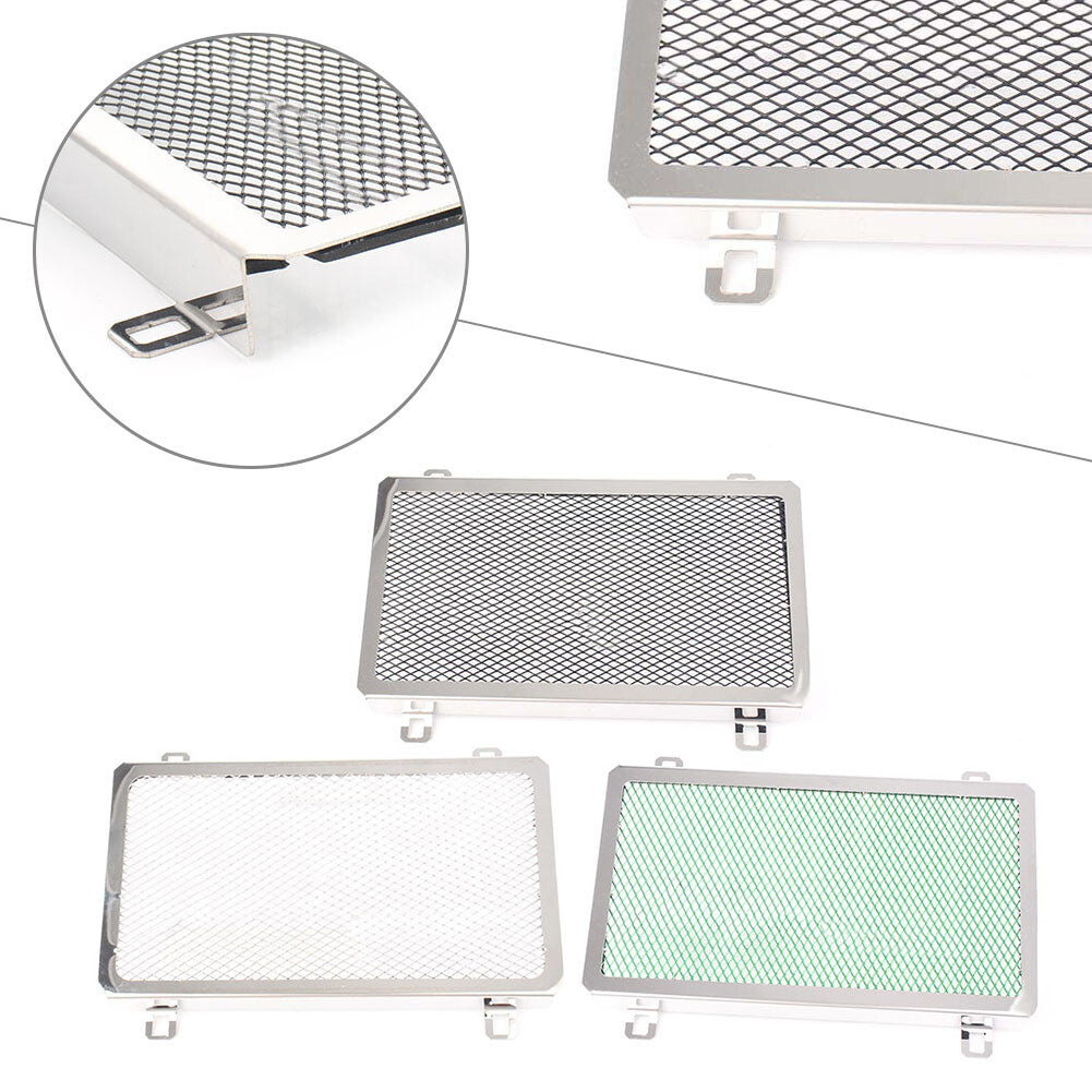 Radiator Guard Oli Grill Cover for Kawasaki 250R/300R 2013-2015 BLK/Silver