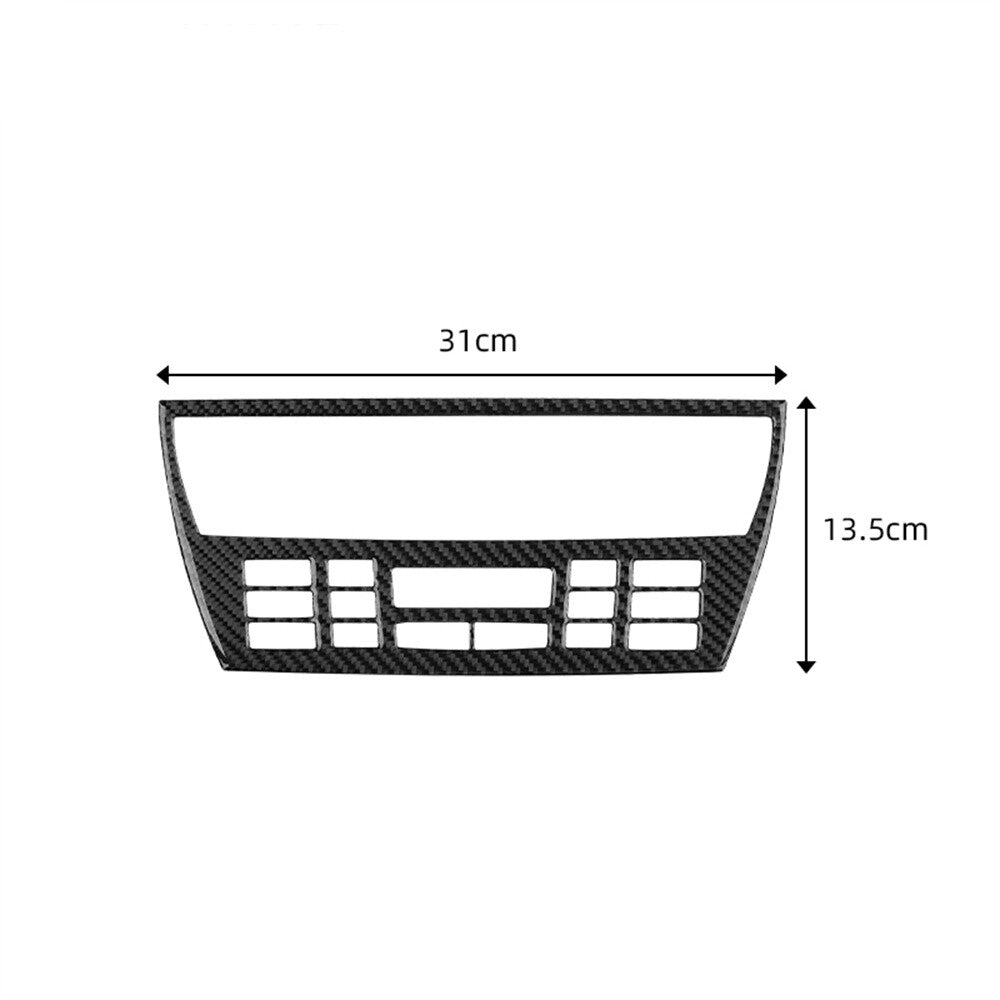 Carbon Fiber CD Outer Frame Trim Fits for BMW X3 2004-2010