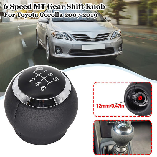 GEAR SHIFT KNOB FOR MANUAL 6 SPEED for TOYOTA for COROLLA 2007-2019