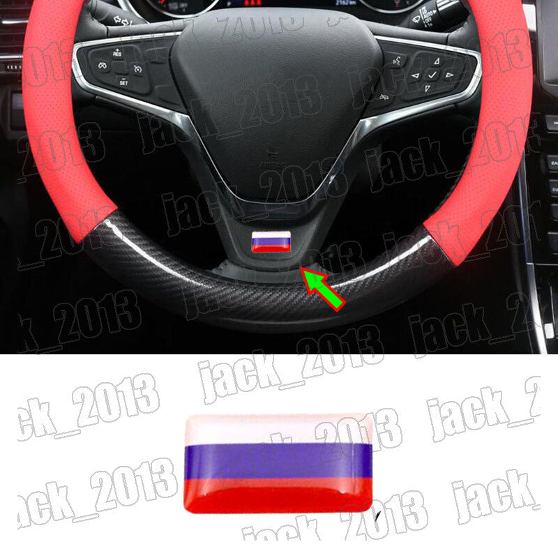 DIY Russia Steering Wheel Sticker Emblem Badge Performance Sticker for Car SUV