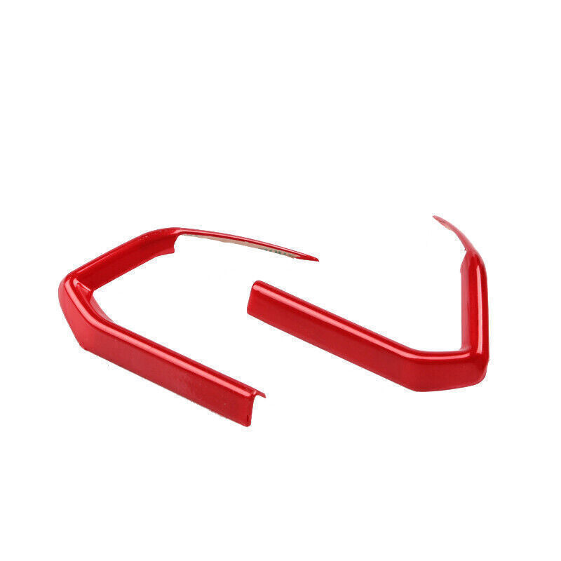 2P for Mazda CX-5 CX5 17-24 Bright Red Steering Wheel Control Button Frame Trims