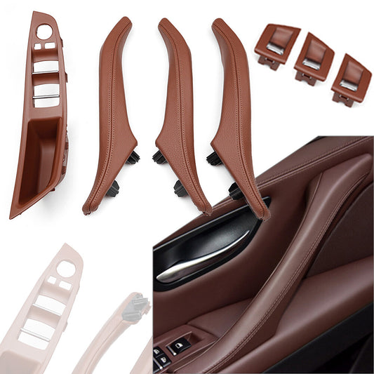 for BMW 5 series F10 F11 F18 Window Switch Door Trim Pull Handle Leather