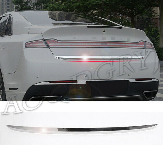 for Lincoln MKZ 2017-2020 STAINLESS REAR TRUNK TAIL GATE DOOR LID COVER TRIM