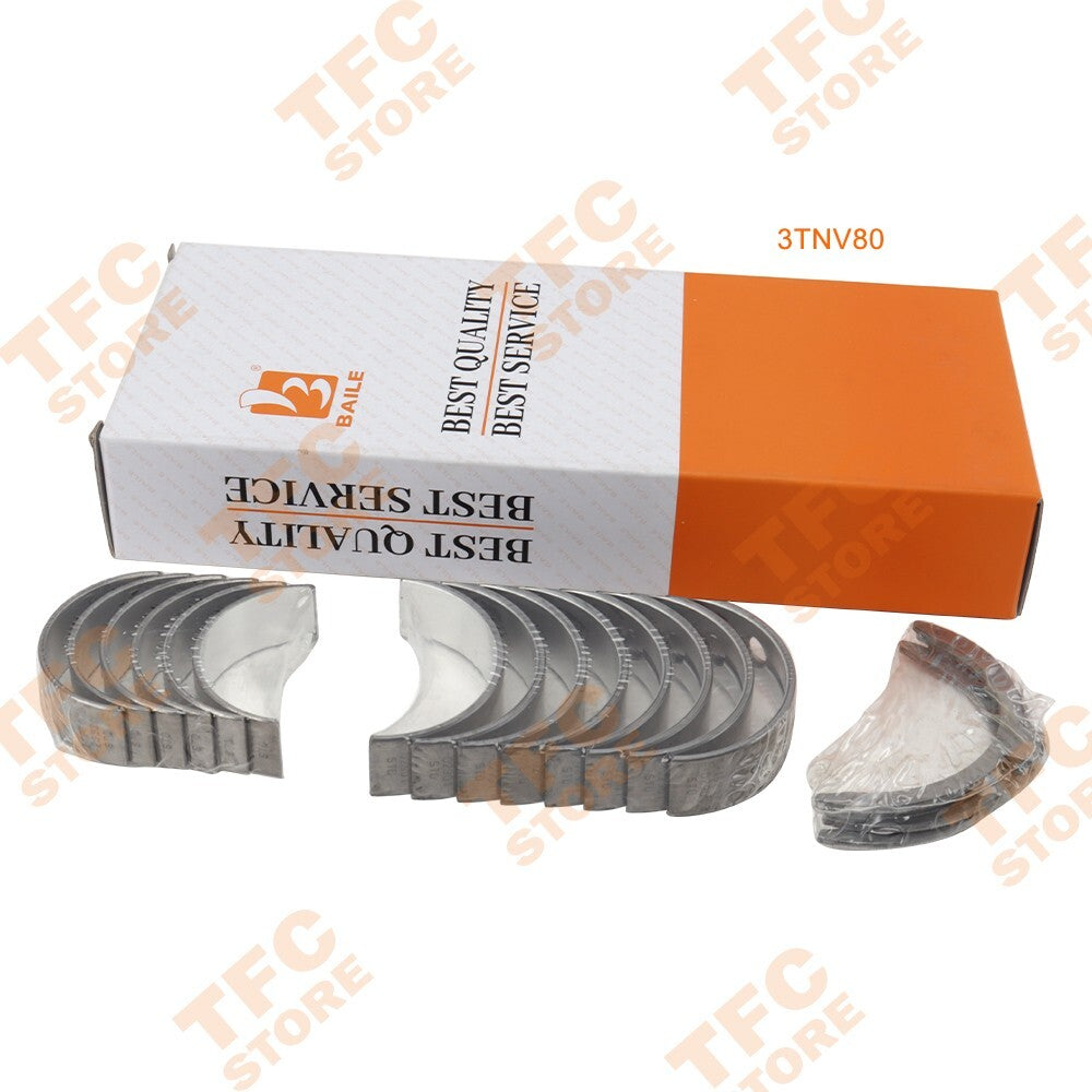 3TNV80 Crankshaft Main Bearing  Con Rod Bearing Set for Yanmar 3TNV80F Engine
