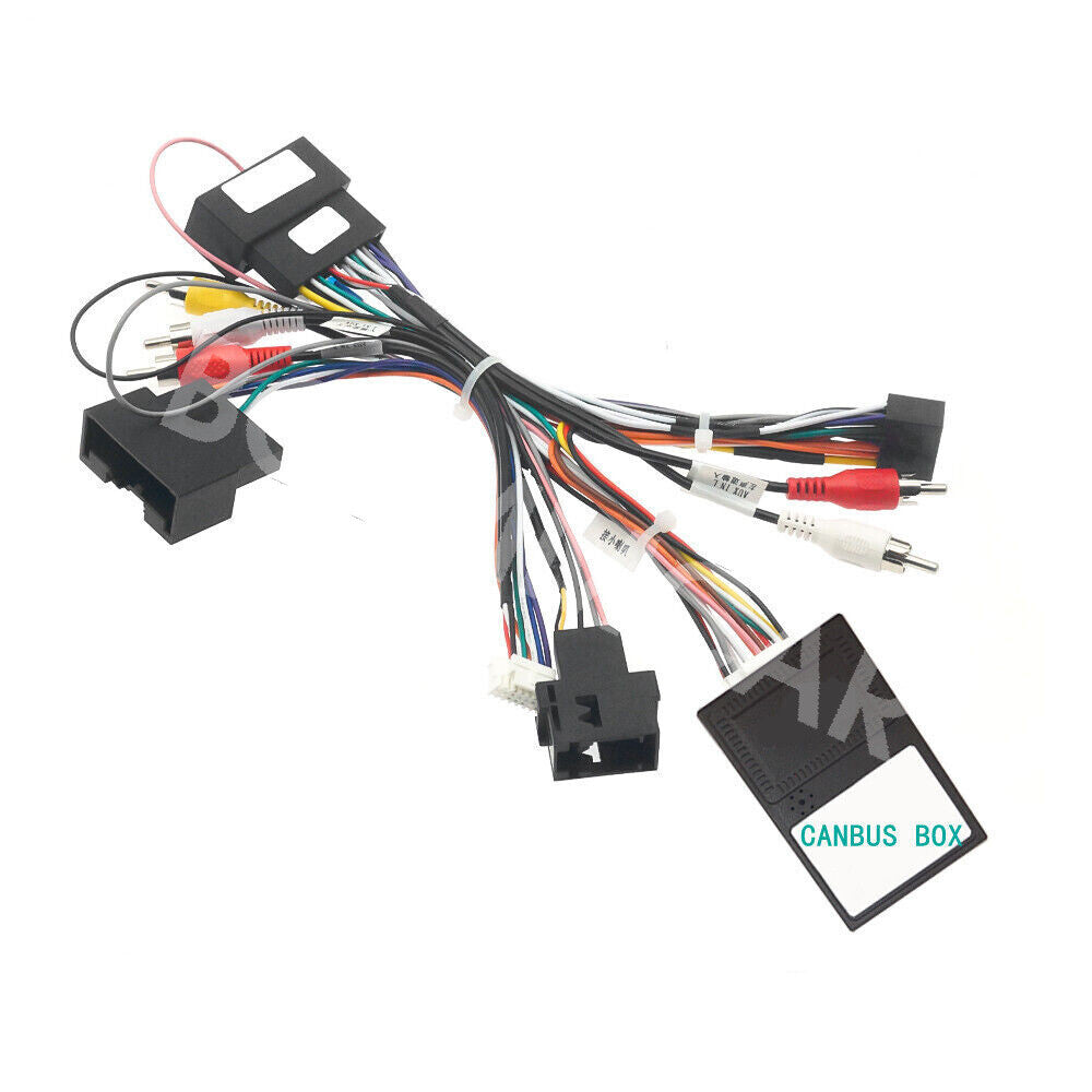 16PIN Stereo Radio Power Wiring Harness Adapter Fit for Ford F150 W/ Canbus Box